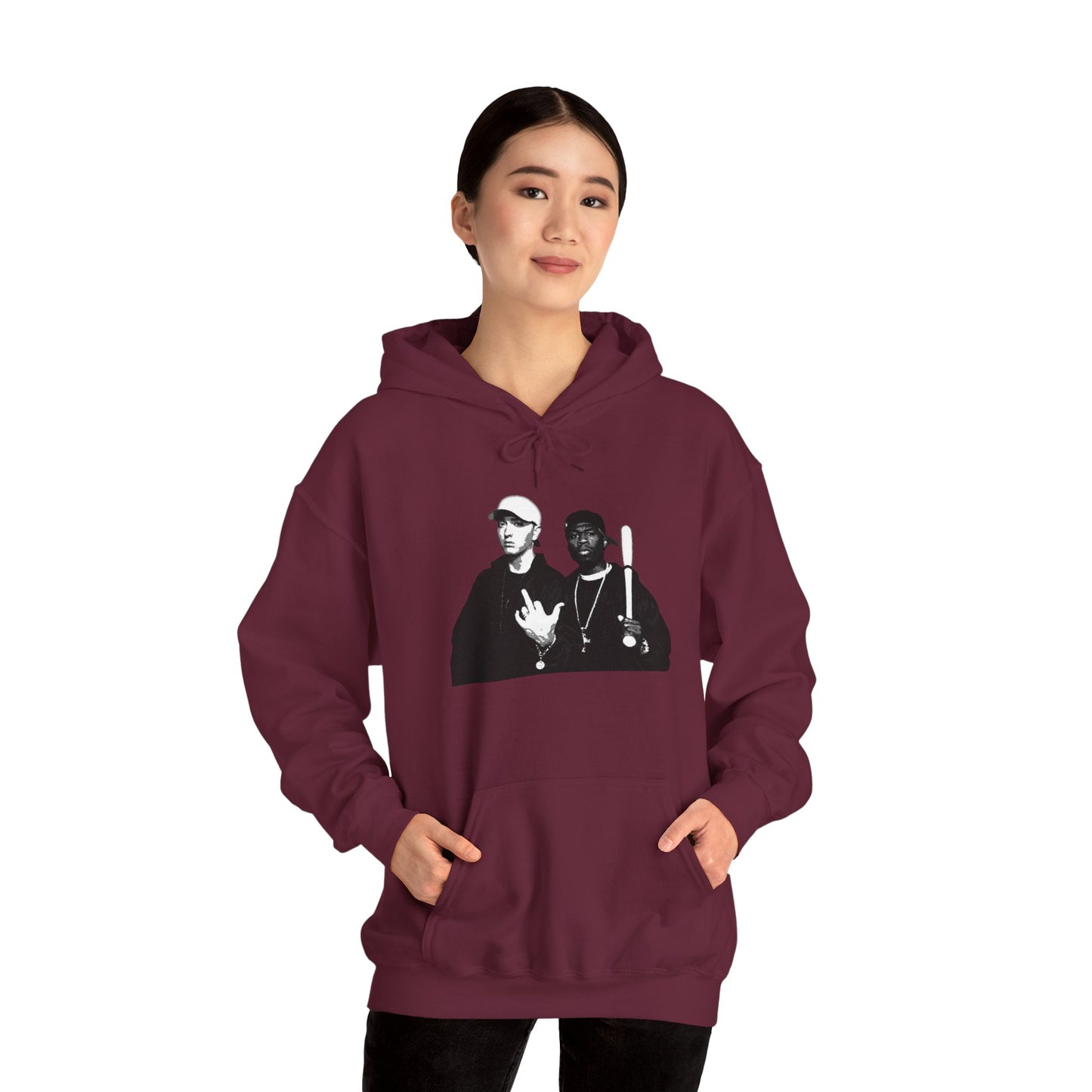 Inspired by 2 Legends' friendship - Unisex Heavy Blend™ Hooded Sweatshirt