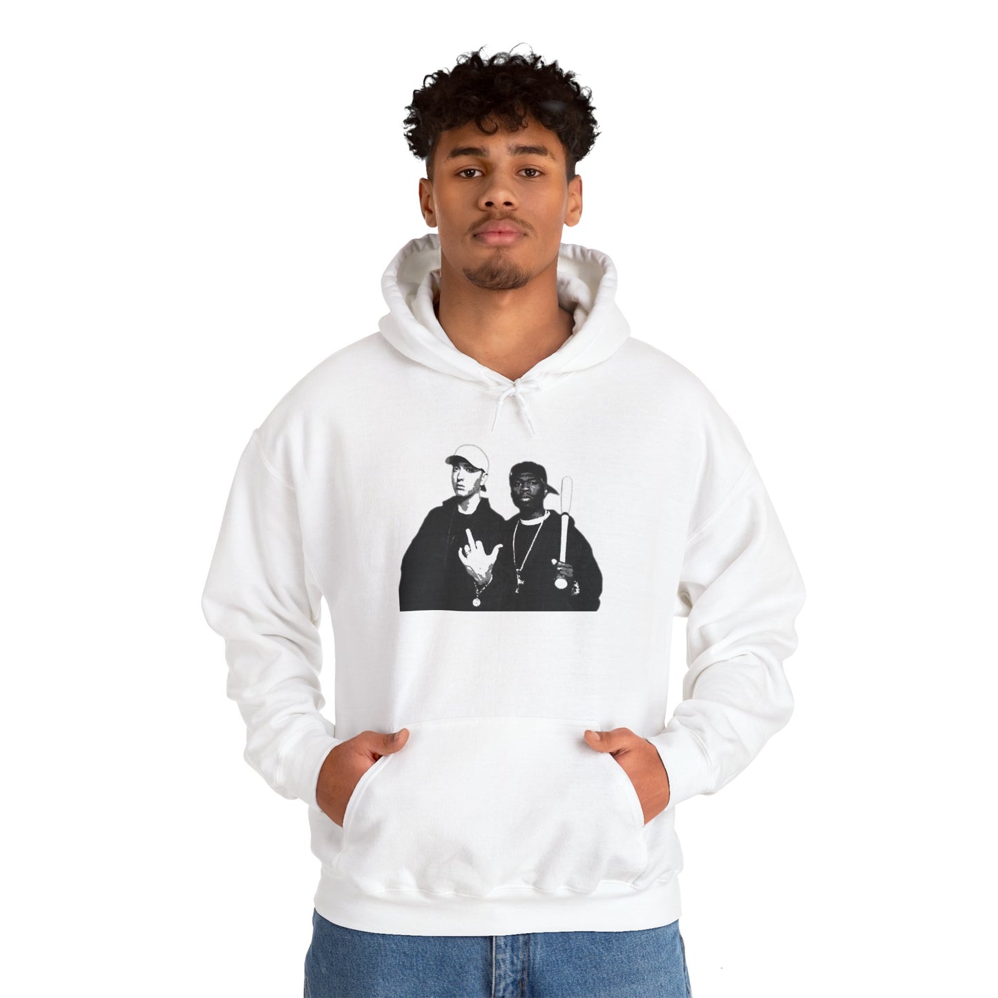 Inspired by 2 Legends' friendship - Unisex Heavy Blend™ Hooded Sweatshirt