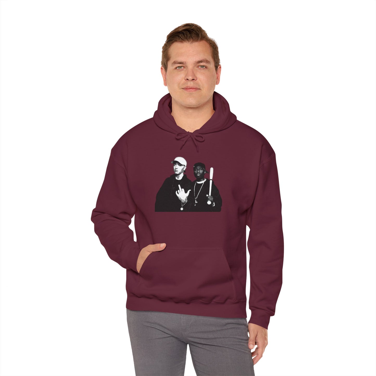 Inspired by 2 Legends' friendship - Unisex Heavy Blend™ Hooded Sweatshirt