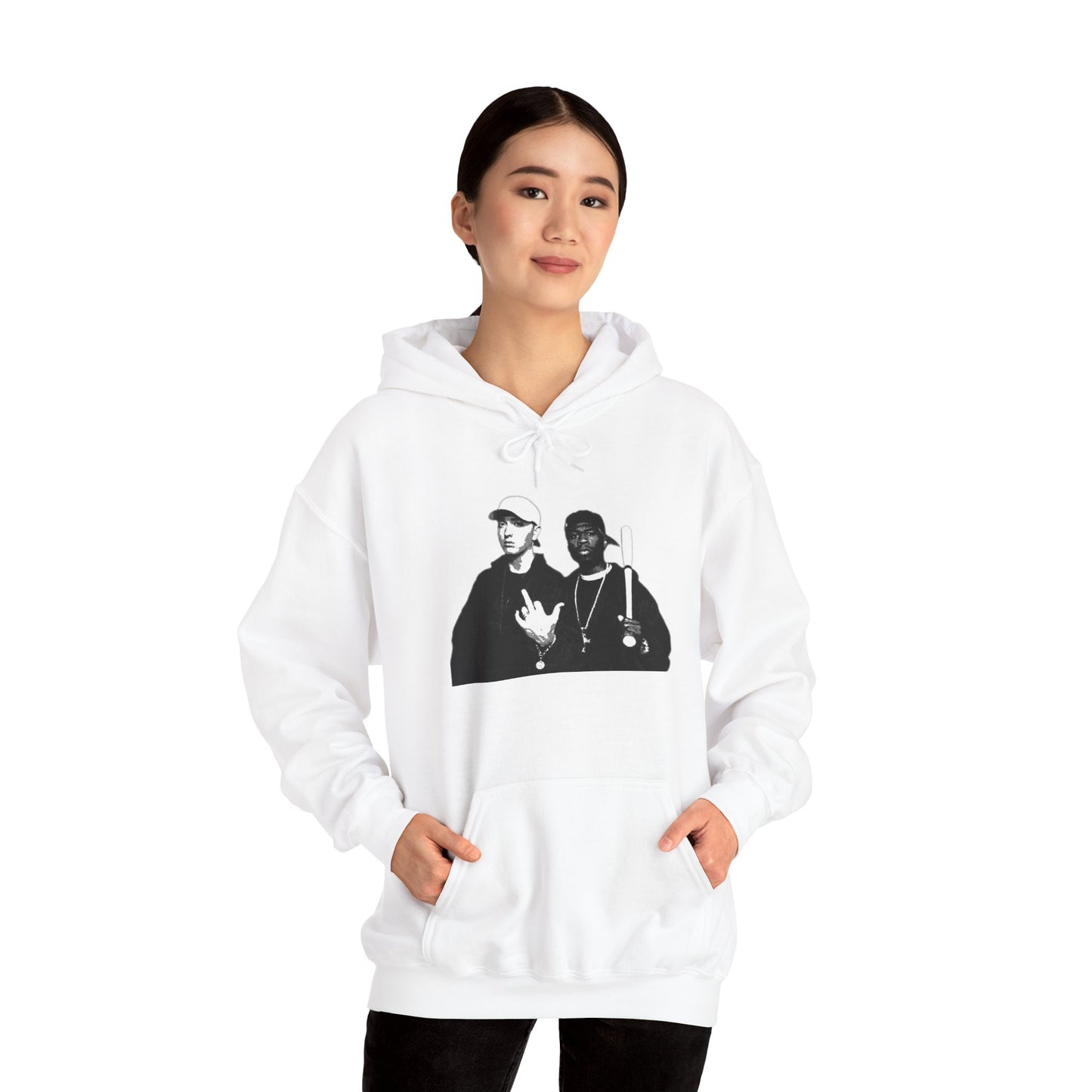 Inspired by 2 Legends' friendship - Unisex Heavy Blend™ Hooded Sweatshirt