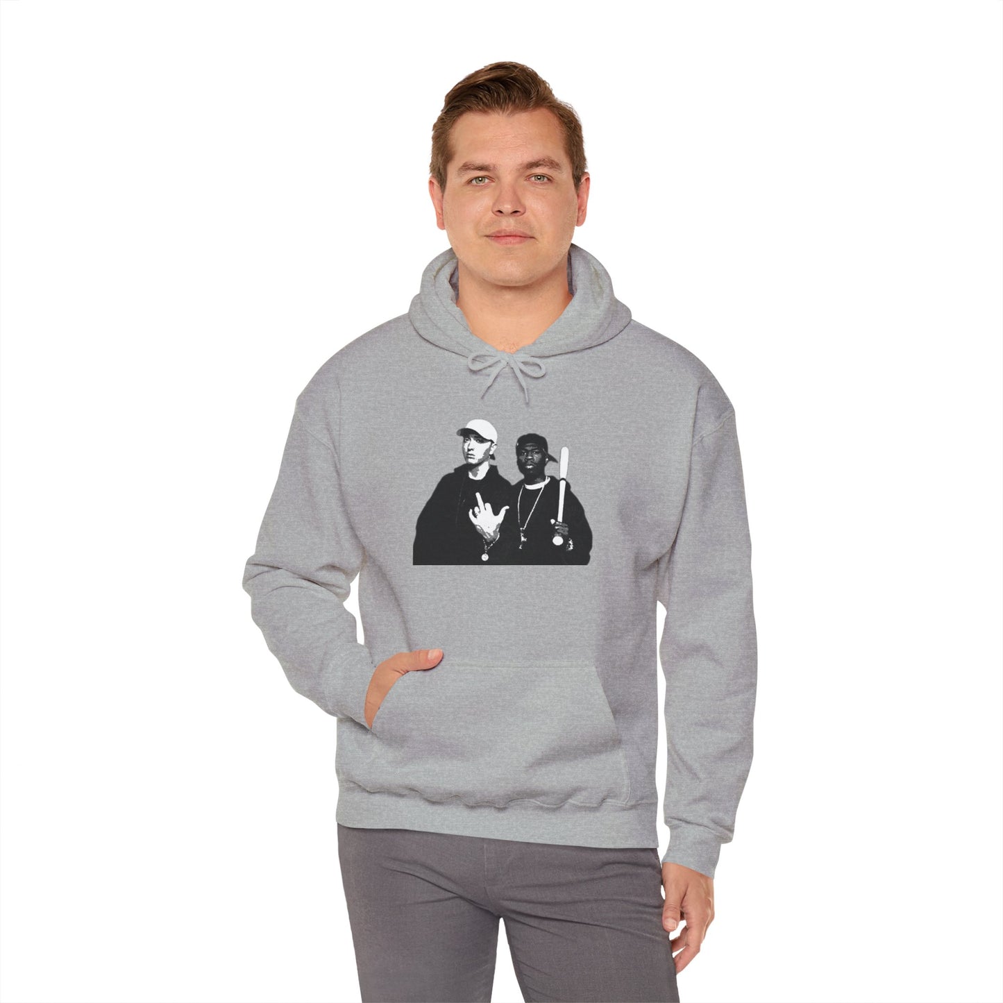 Inspired by 2 Legends' friendship - Unisex Heavy Blend™ Hooded Sweatshirt