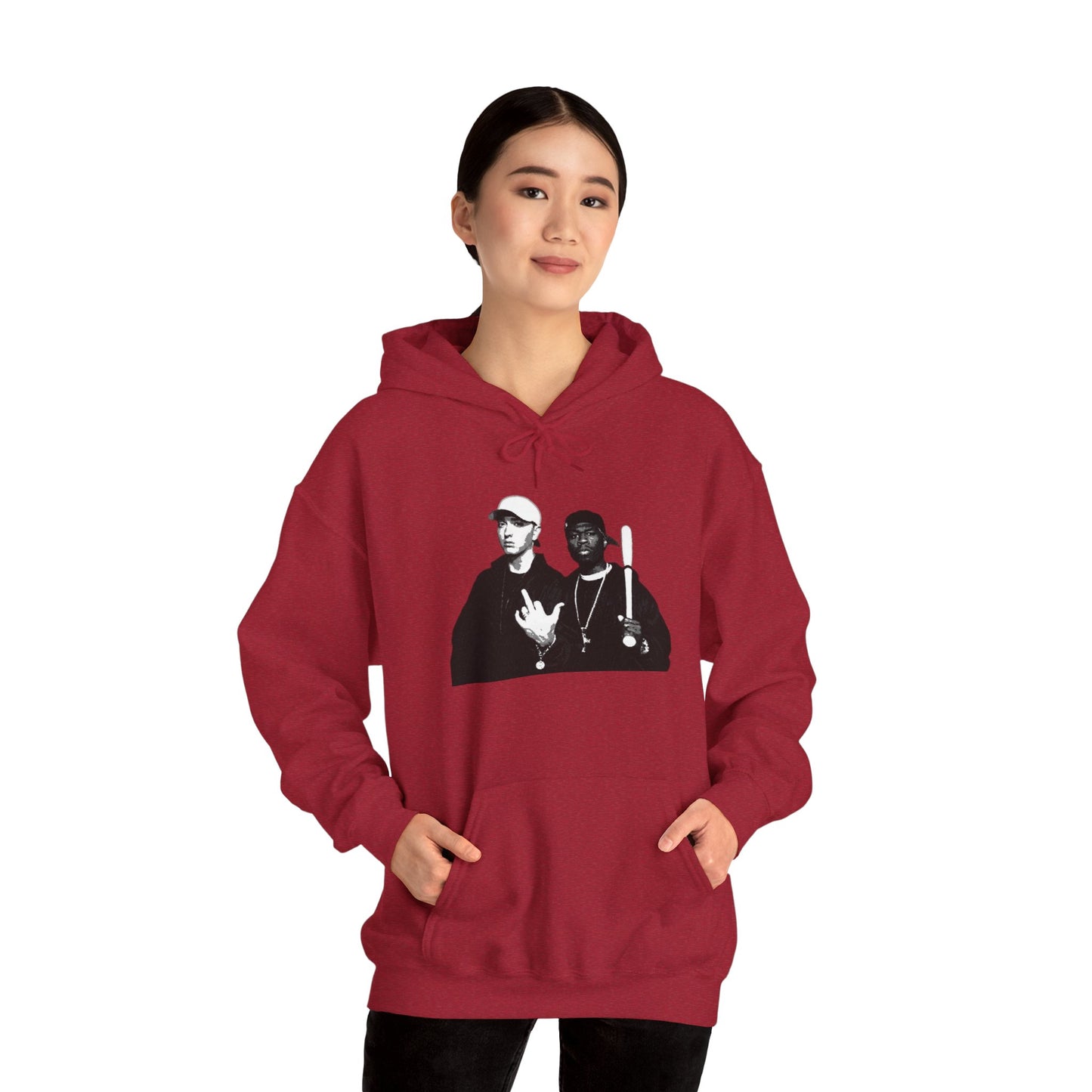 Inspired by 2 Legends' friendship - Unisex Heavy Blend™ Hooded Sweatshirt