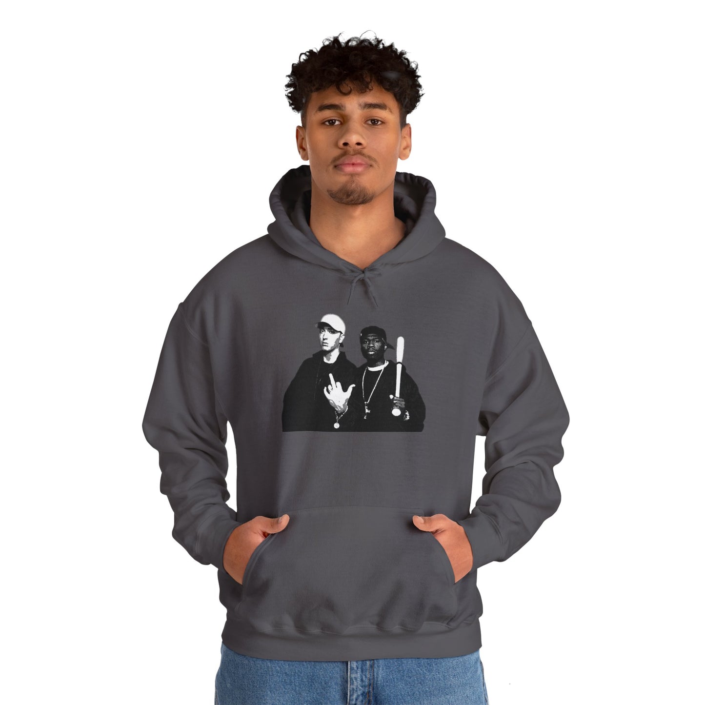 Inspired by 2 Legends' friendship - Unisex Heavy Blend™ Hooded Sweatshirt