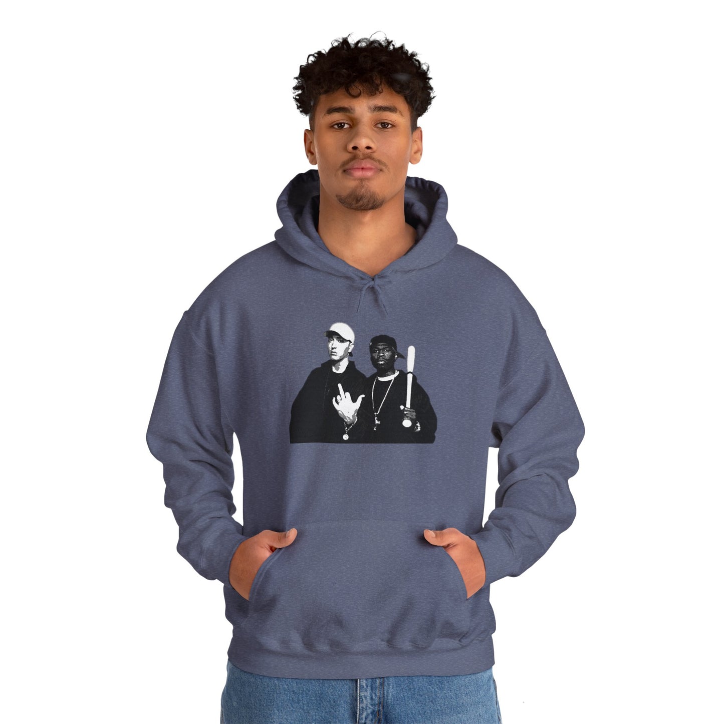 Inspired by 2 Legends' friendship - Unisex Heavy Blend™ Hooded Sweatshirt