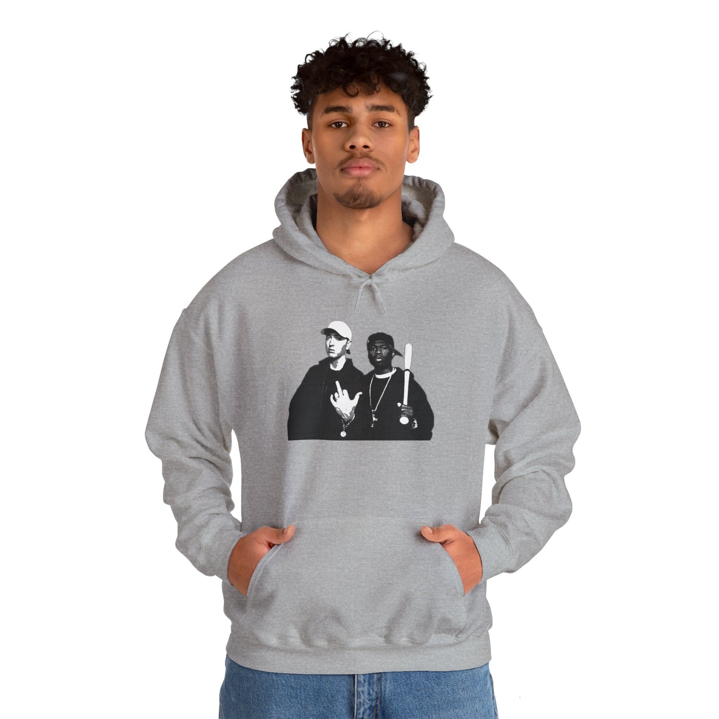 Inspired by 2 Legends' friendship - Unisex Heavy Blend™ Hooded Sweatshirt