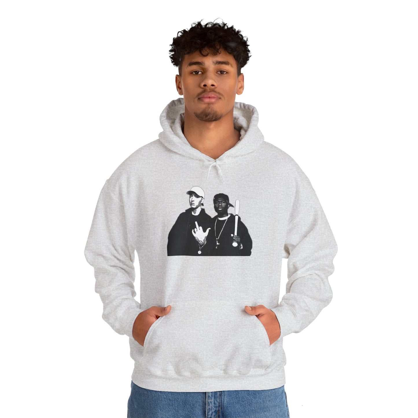 Inspired by 2 Legends' friendship - Unisex Heavy Blend™ Hooded Sweatshirt