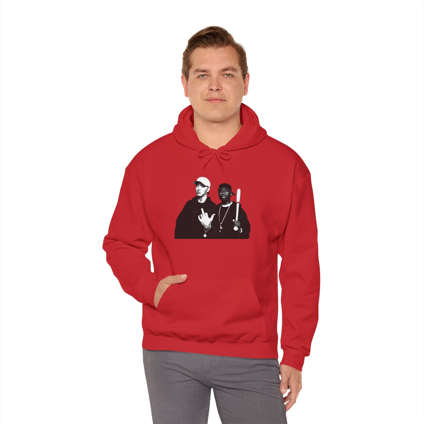 Inspired by 2 Legends' friendship - Unisex Heavy Blend™ Hooded Sweatshirt