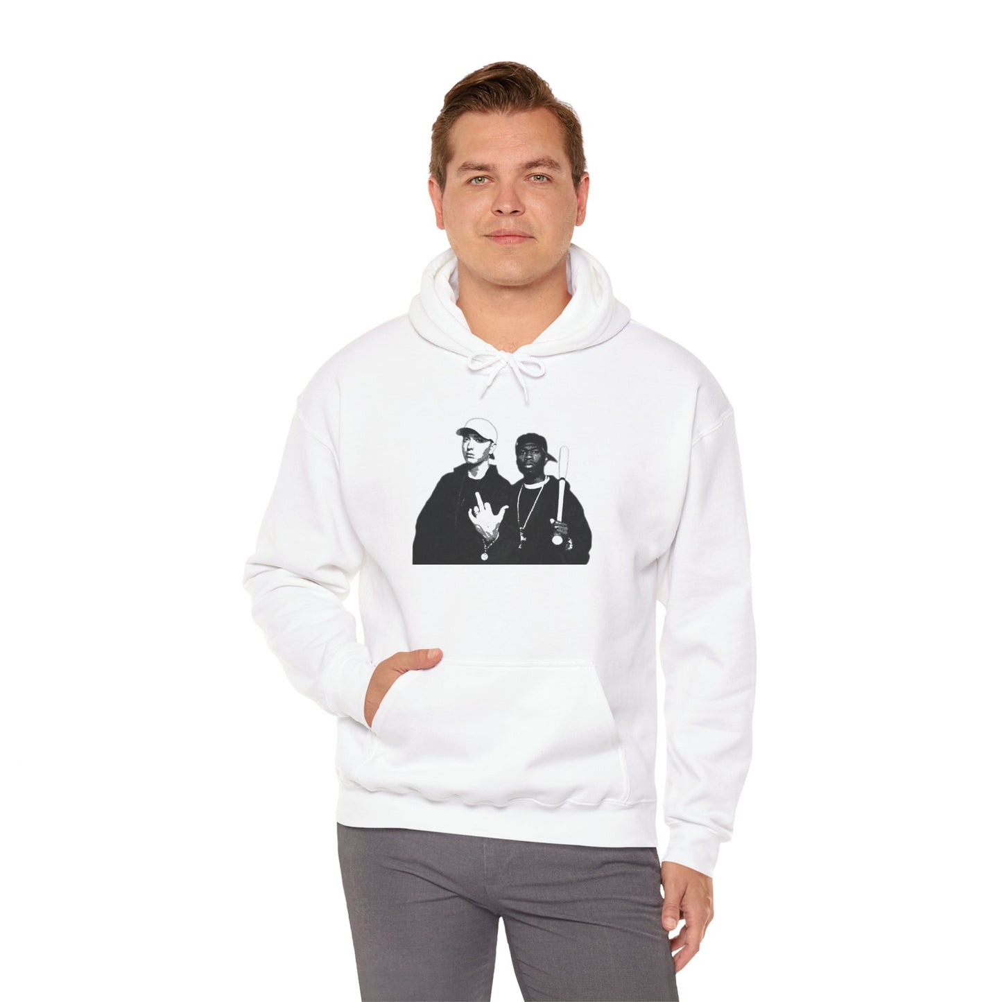 Inspired by 2 Legends' friendship - Unisex Heavy Blend™ Hooded Sweatshirt