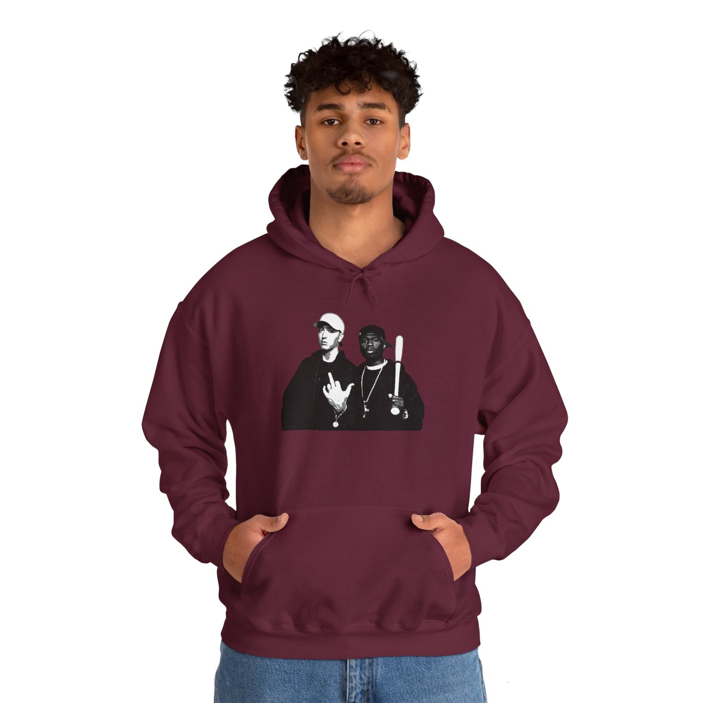 Inspired by 2 Legends' friendship - Unisex Heavy Blend™ Hooded Sweatshirt