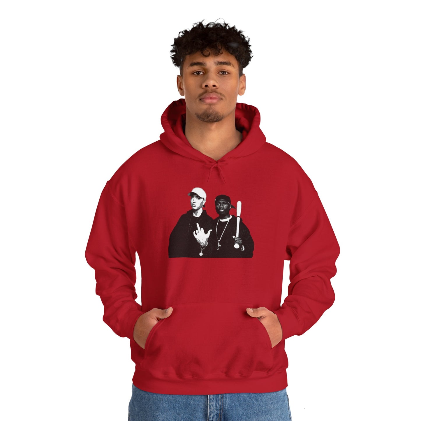 Inspired by 2 Legends' friendship - Unisex Heavy Blend™ Hooded Sweatshirt