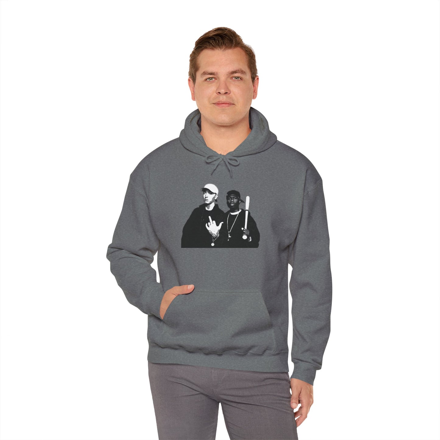 Inspired by 2 Legends' friendship - Unisex Heavy Blend™ Hooded Sweatshirt