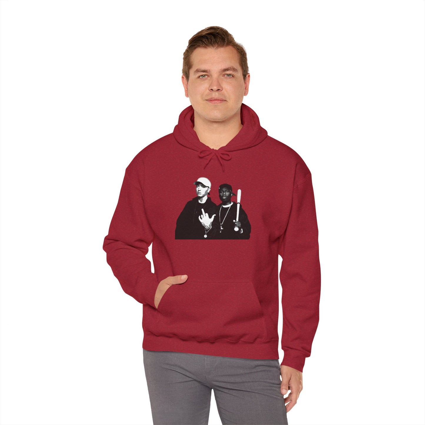 Inspired by 2 Legends' friendship - Unisex Heavy Blend™ Hooded Sweatshirt